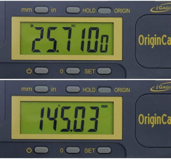 iGaging Absolute OriginCal - Heavy Duty Digital Vernier Caliper - 600mm (0-24") size - Image 5