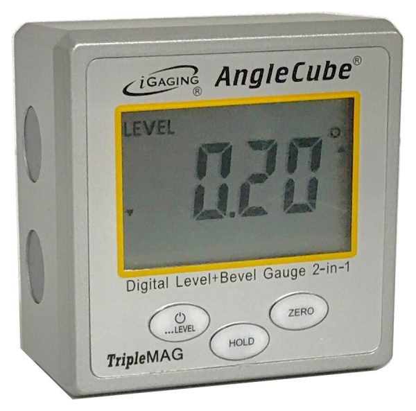 iGaging AngleCube : Digital Angle Gauge with Magnetic Base