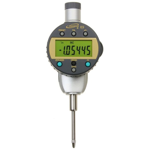 iGaging Absolute Digital Indicator 1"/25mm - Resolution: 0.00005"/0.001mm (High Precision)