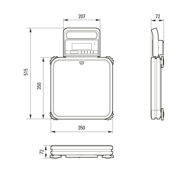 CAS PBII - Portable Platform Bench Scale - 60 Kg, 150 Kg - Image 7