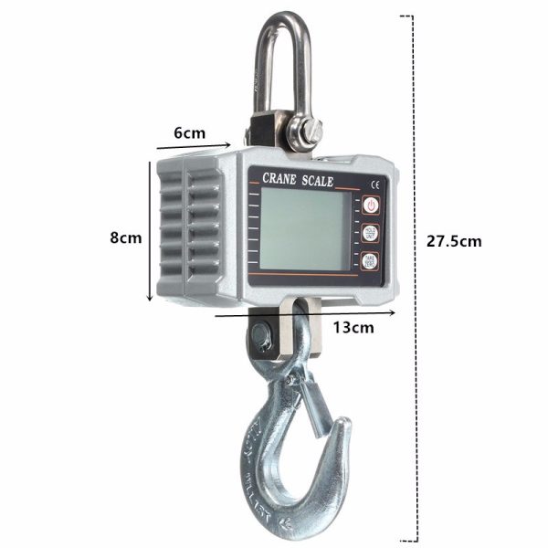 SENS S Series - 100 Kg, 300 Kg, 500 Kg, 1000 Kg (1 Ton) - Hanging and Crane Scale - Image 3