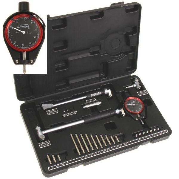 iGaging Dial Bore Gauge 0.7"-6"/0.0005" - Deep Engine Hole Cylinder Measurement Gauge