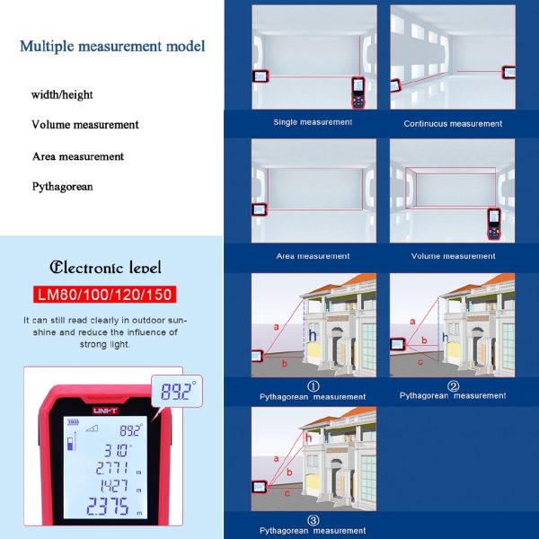 UNI-T LM Series: Laser Distance Meter - Image 4