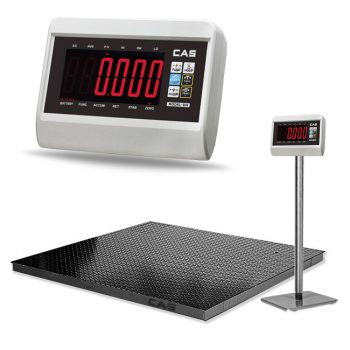 CAS DH Floor Scale->DH-1010-1 / 1.0x1.0 m / Min 1 Kg to Max 1 ton / 100gm