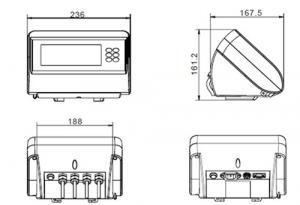 CAS DH Floor Scale dimensions