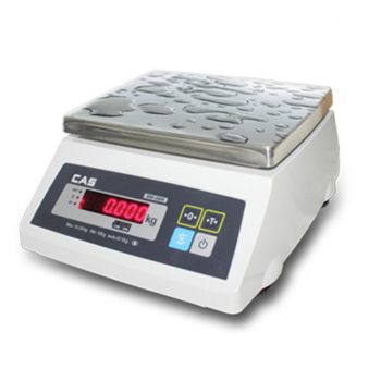 CAS SW-1WR Water proof Scale->SW-1W-30 / 15 - 30 Kg / 5 - 10 gm