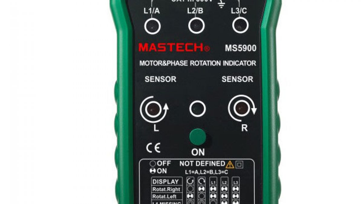 Three-phase Rotation Indicator Handheld MS5900 MS5900 Three-Phase Motor ...