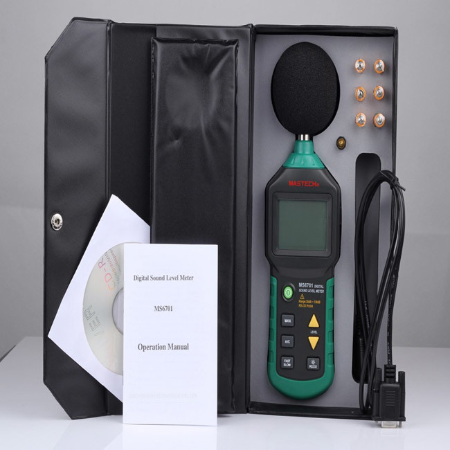 Mastech MS6701 Digital Sound Level Meter - Petra Mechatronics