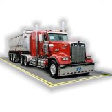 Weighbridge and Trucks